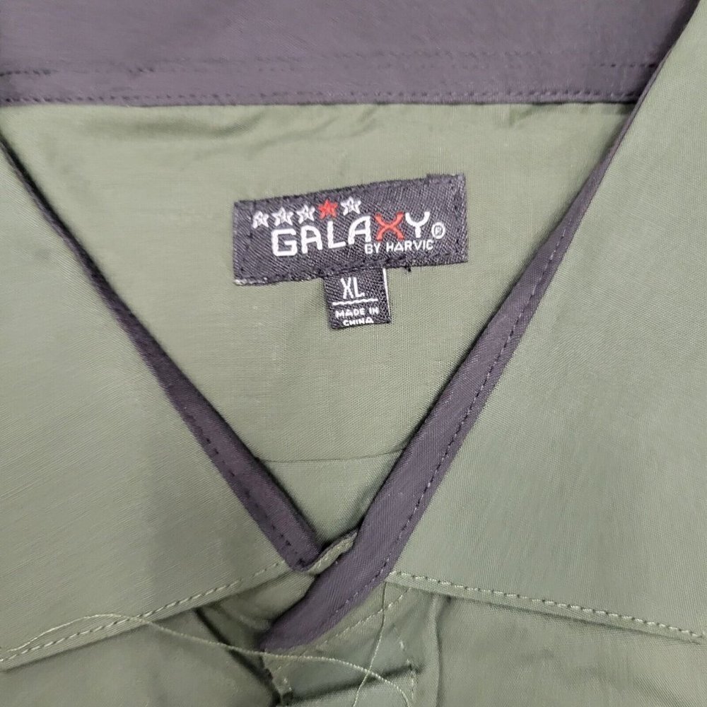 MEN'S Galaxy By Harvic Slim Fit Short Sleeve Shirt.  Size XL NWT $38 - Picture 4 of 5